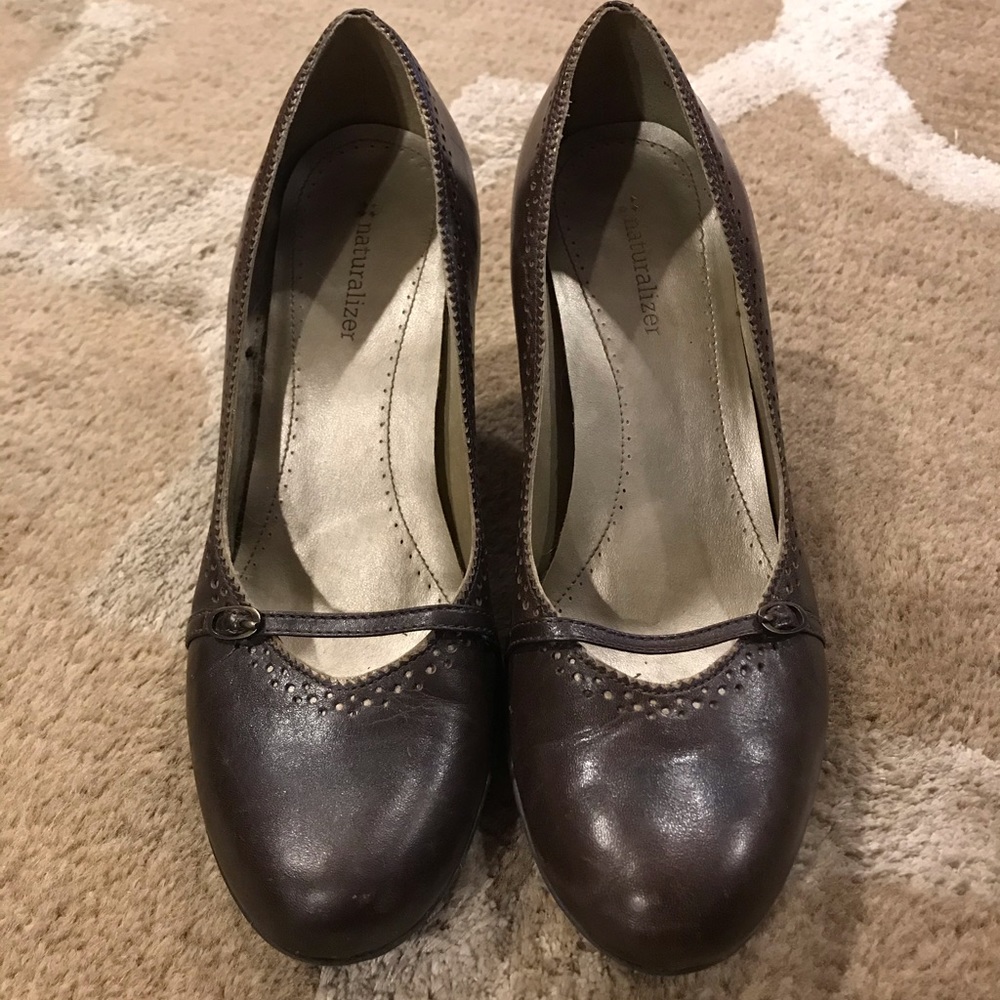 Leather Little Heels